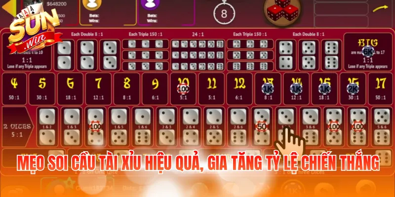 Mẹo soi cầu tài xỉu hiệu quả, gia tăng tỷ lệ chiến thắng
