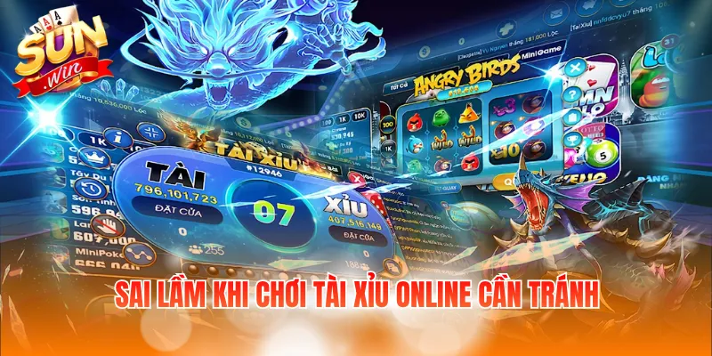 Sai lầm khi chơi tài xỉu online cần tránh